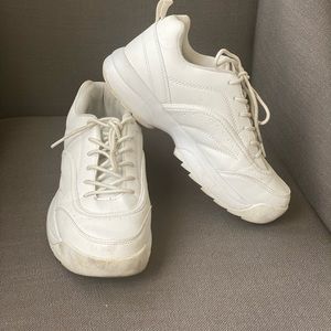 classic chunky white shoes